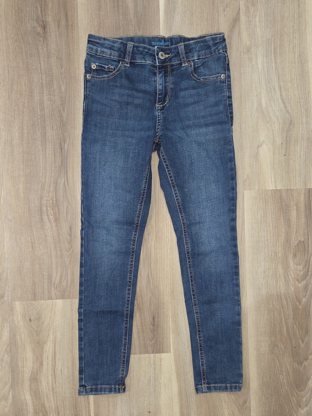 •Thereabouts• Little Girls Mid-rise Skinny Blue Jeans